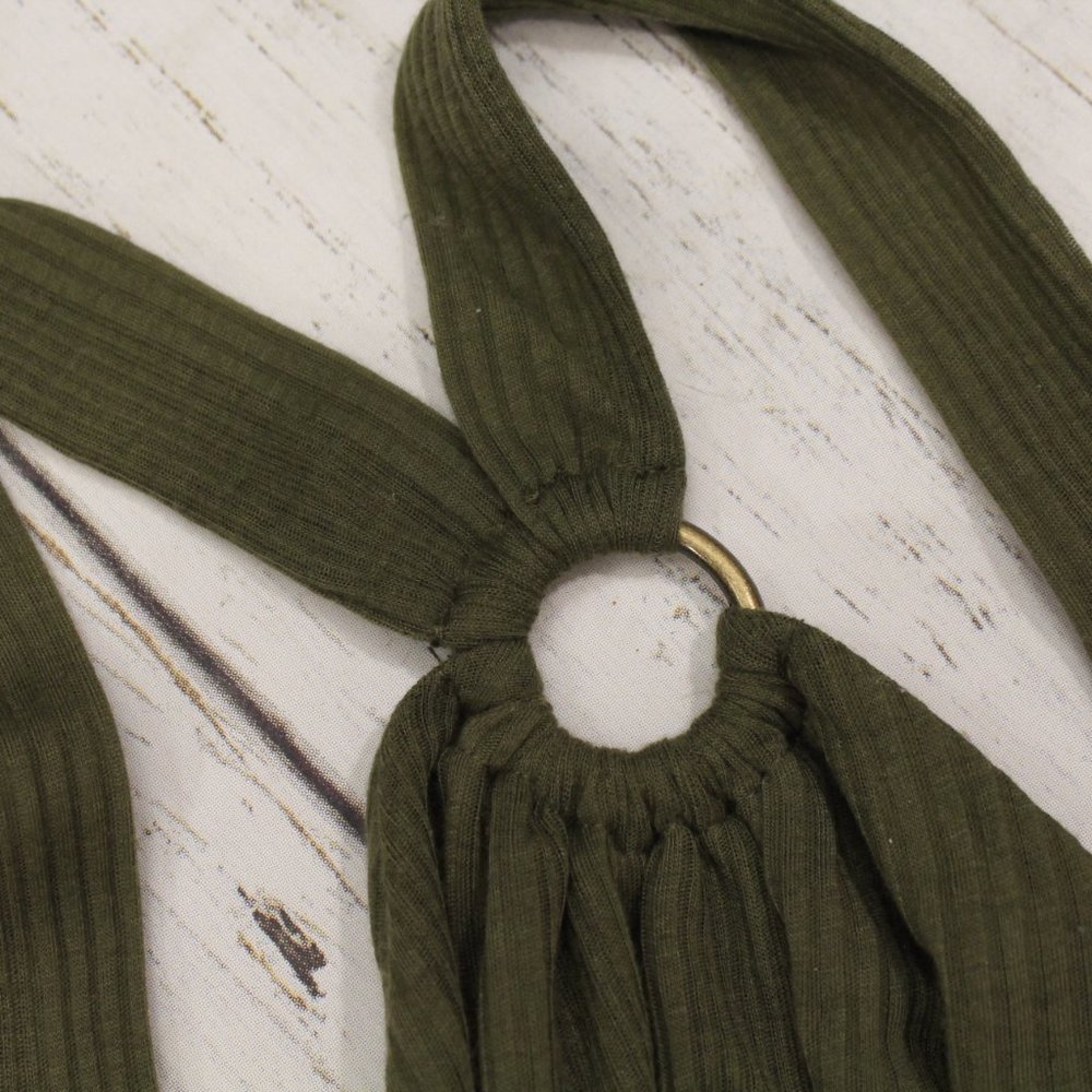 Free People Just a Fling Bubble Halter Top XS - Picture 7 of 8